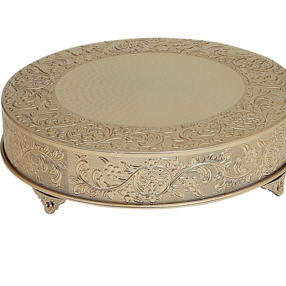 22” Gold Cake Stand